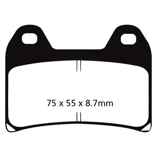 EBC Double-H Sintered Front Brake Pads for Benelli TNT 899 (FA244HH) - Image 2