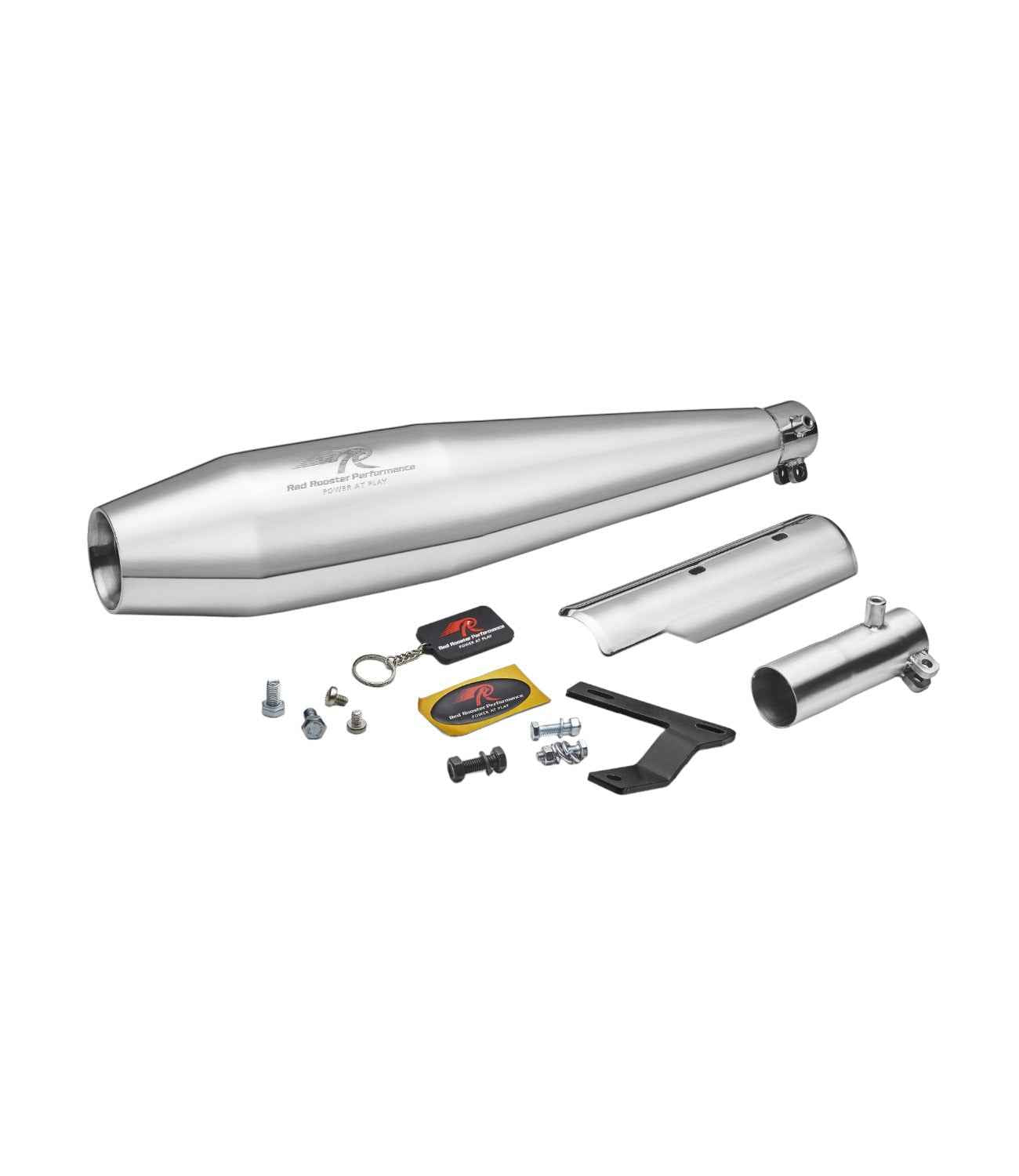Red Rooster Performance Exhaust For CB350 Hness – Pegasus – Polish