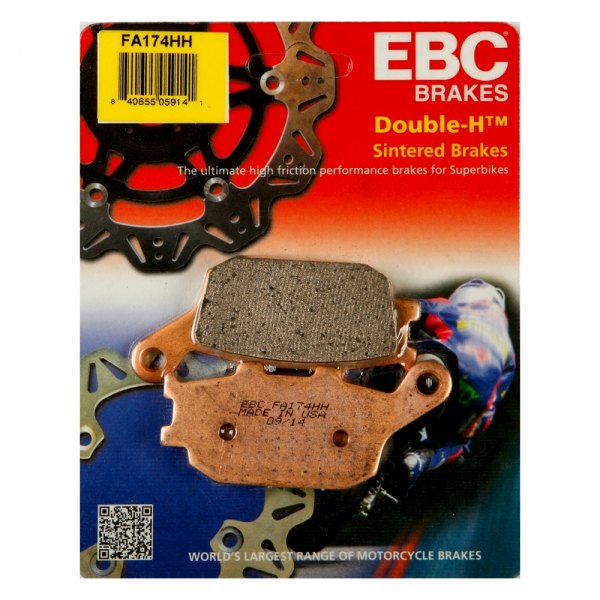 EBC Double-H Sintered Rear Brake Pads for Kawasaki Versys 300 (FA197HH)