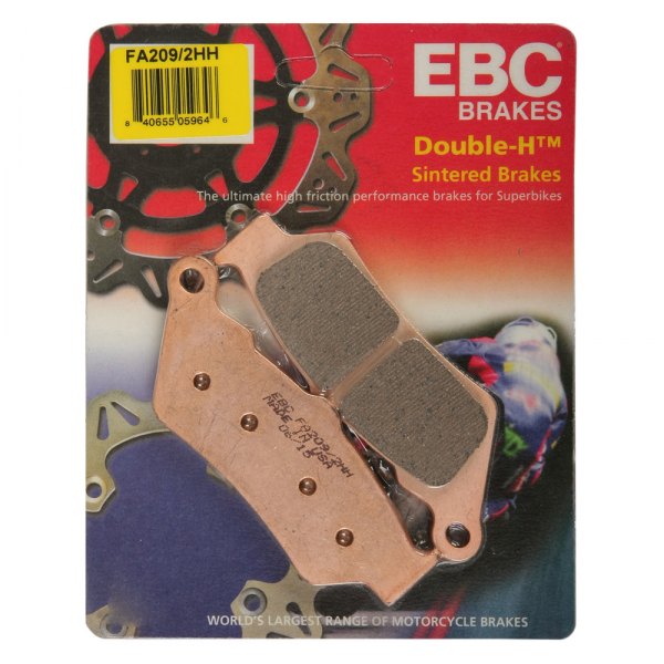 EBC Double-H Sintered Rear Brake Pads for Ducati Diavel Carbon ABS (FA209/2HH)