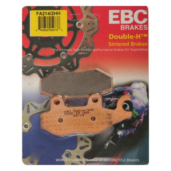 EBC Double-H Sintered Rear Brake Pads for Triumph Speed Triple 1050 (FA214/2HH)