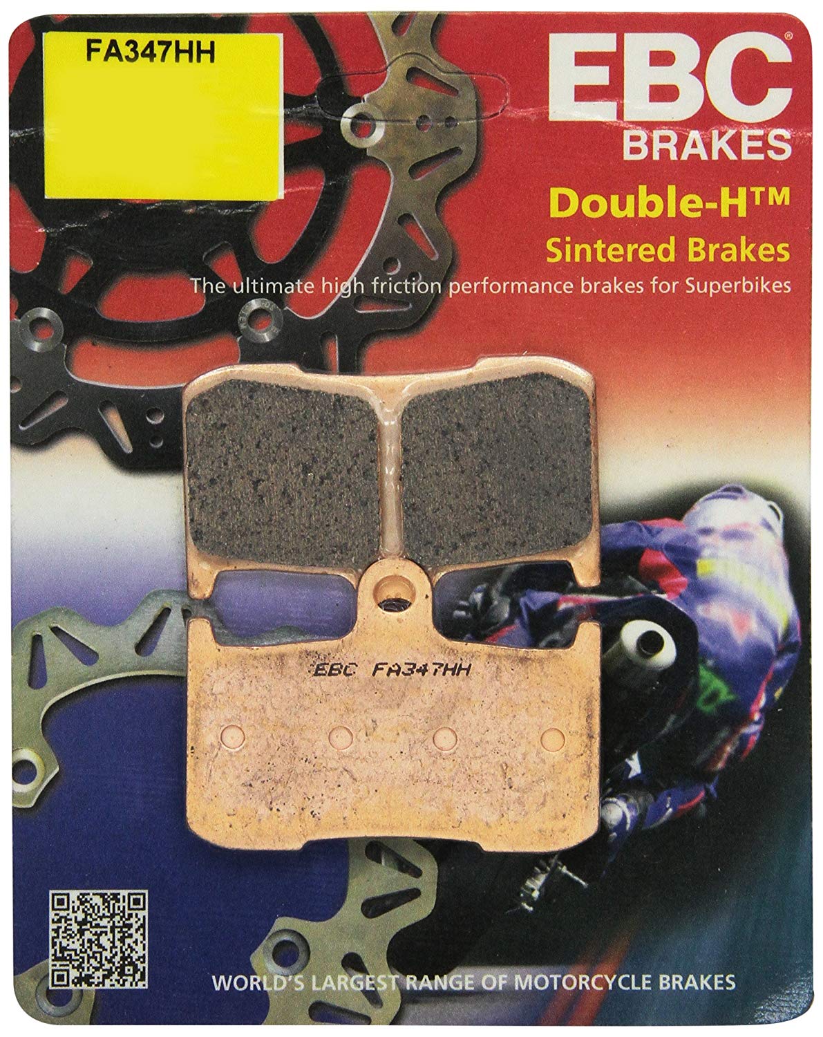 EBC Double-H Sintered Front Brake Pads for Suzuki GSX S750 (FA347HH)