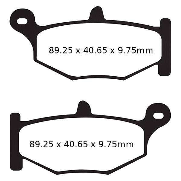 EBC Double-H Sintered Rear Brake Pads for Suzuki GSXR 1000R (2007-2008) FA419HH - Image 2